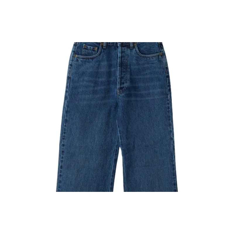 MIU MIU FW23 Jeans Women's Blue-4