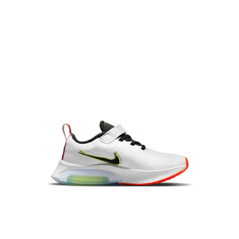Nike Air Zoom Arcadia Low Top Running Shoes White Black Red Children Aged 3 7 Years Old-1