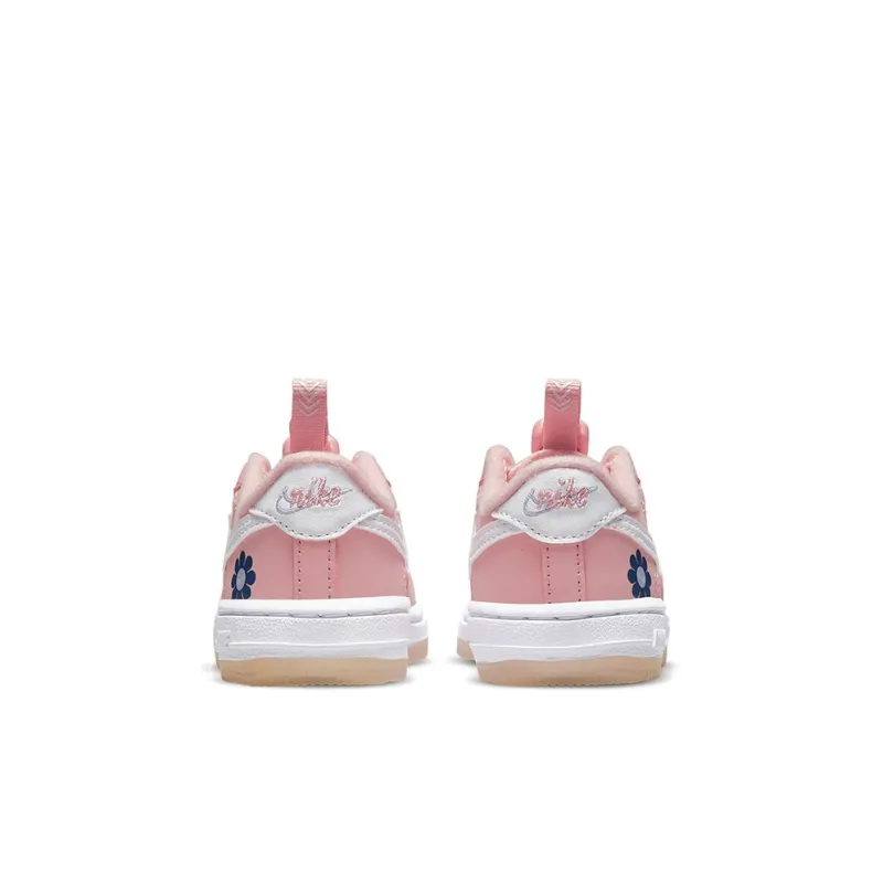 Nike Air Force 1 Toggle SE Low Top Skateboard Shoes Pink White Infant And Toddler-4