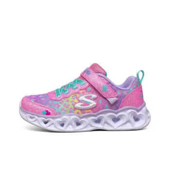 Skechers Heart Lights Slip Resistant Shock Absorbers With Abrasion Resistant Properties Teenagers
