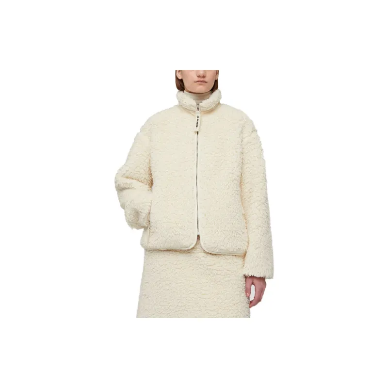 JIL SANDER Velvet Jackets Women's White-4