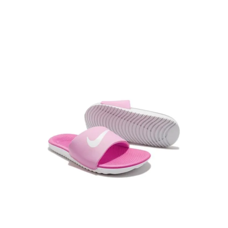 Nike Kawa Anti Slip Wear Resistant Kids' Slippers Pink Kids'-2