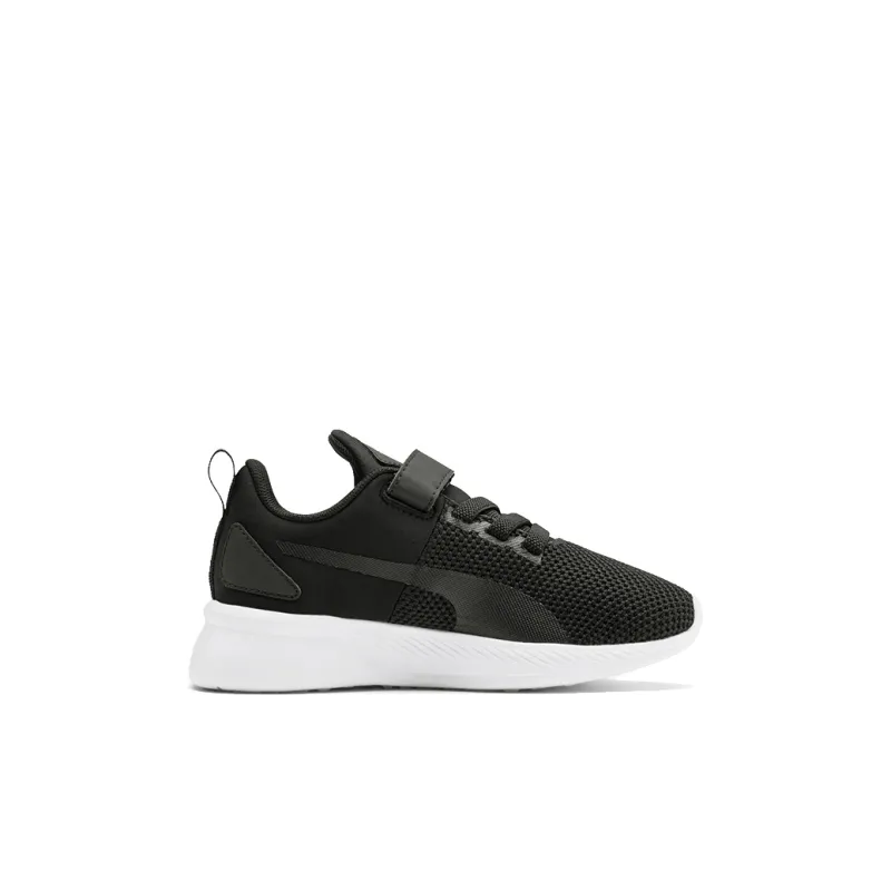 Puma Flyer Runner V Little Kid 'Black White'-1