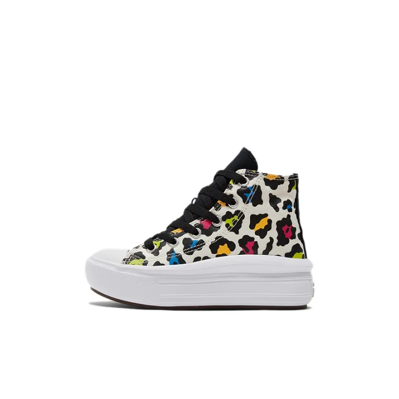 Converse Chuck Taylor All Star Color Move High Top Canvas Shoes Black Multicolor Children Aged 3 7 Years Old-0