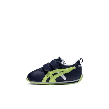 Asics Corsair Mini Baby SL Anti Slip Wear Resistant Low Top Running Shoes Navy Blue Green Infant And Toddler