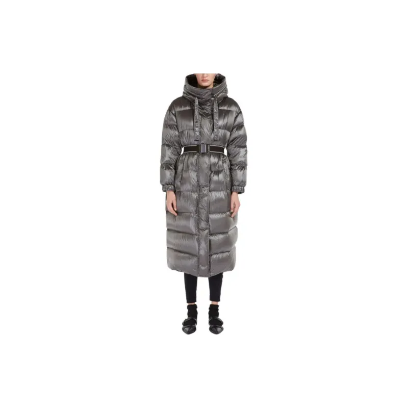 MaxMara Puffer Jackets Women's Medium Gray-1