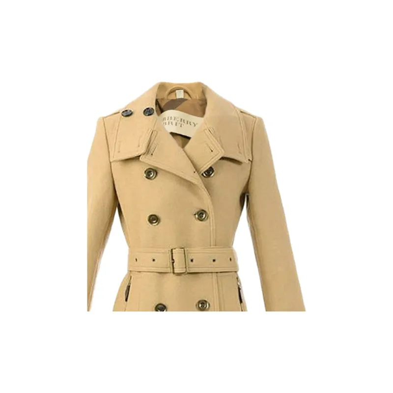 Burberry Coat Women's Light Brown-5