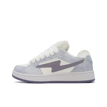 ABCYLM Slip Resistant Cushioning Impact Resistance Abrasion Resistant Low Top Skateboard Shoes Women's Lavender