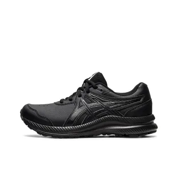 Asics Gel Contend 1 SL Abrasion Resistant Breathable Low Top Kids' Running Shoes Black Teenagers