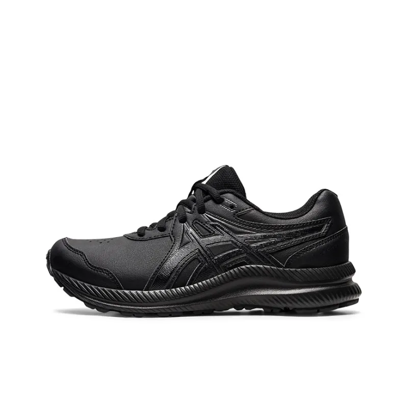Asics Gel Contend 1 SL Abrasion Resistant Breathable Low Top Kids' Running Shoes Black Teenagers-0
