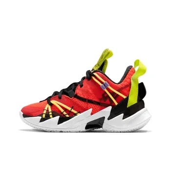 Jordan Why Not Zer0.3 SE Russell Westbrook 3 Wear Resistant Low Top Children's Basketball Shoes Orange Yellow Teenagers