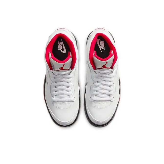 Jordan 5 Retro Fire Red Silver Tongue 2020 PS-3