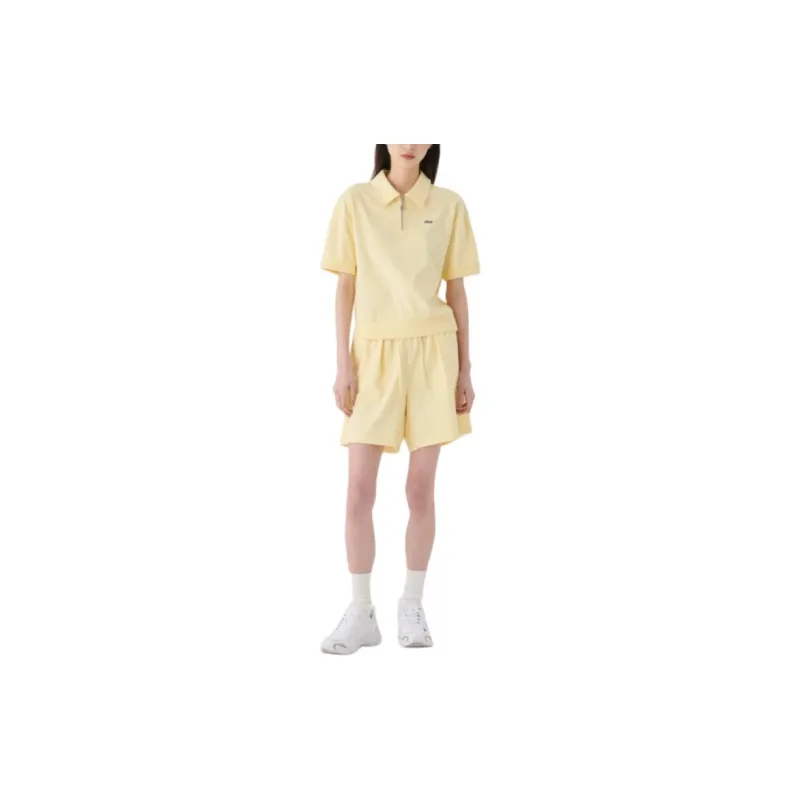 FILA Polo Shirts Women's Yellow-2