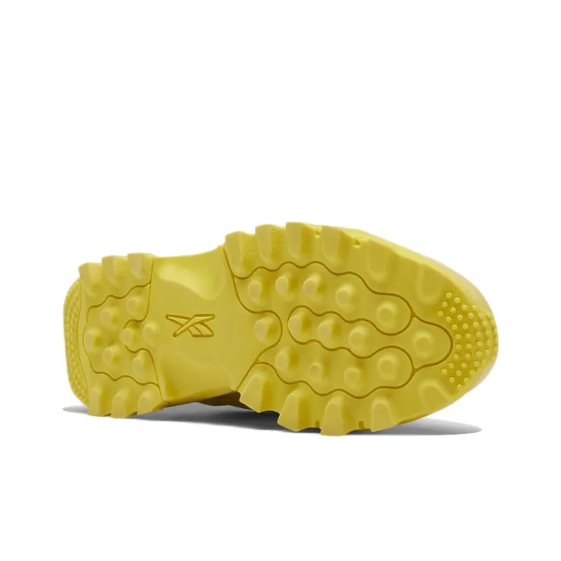Reebok Cardi B X Classic Leather V2 Big Kid 'Weathered Yellow'-4