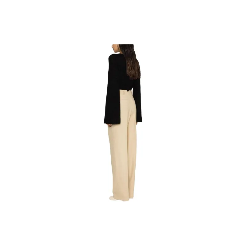 THE FRANKIE SHOP Casual Pants Women's Ecru-2