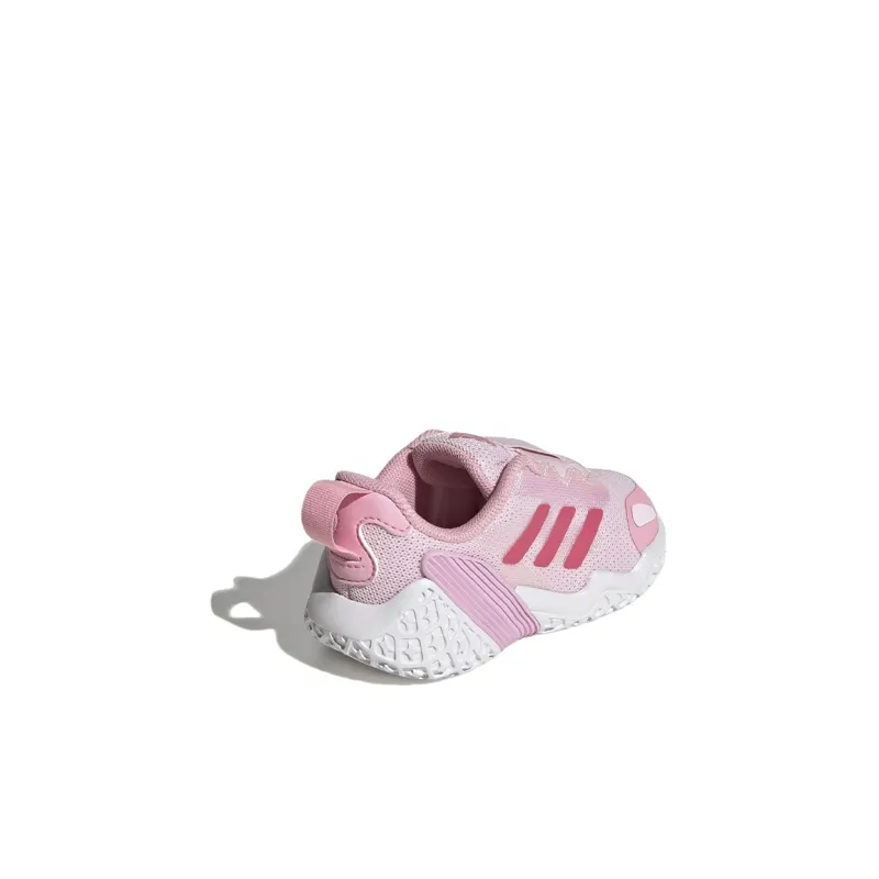 Adidas 4Uture Anti Slip Wear Resistant Low Top Running Shoes Pink Infant And Toddler-3