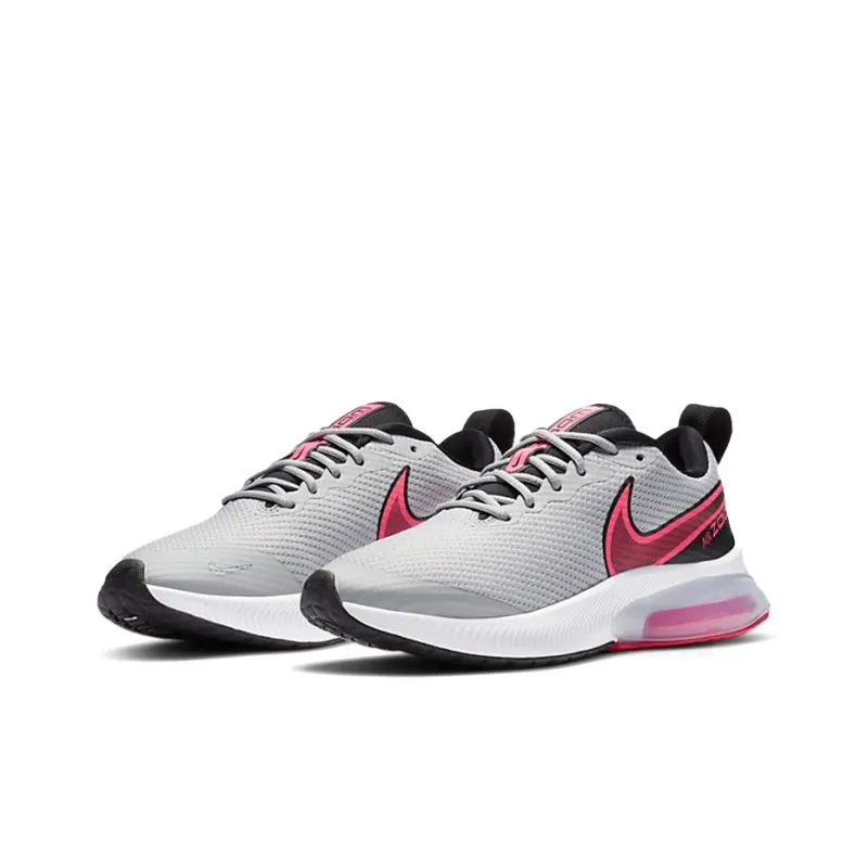Nike Air Zoom Arcadia Abrasion Resistant Low Top Kids' Running Shoes Gray Pink Unisex-2