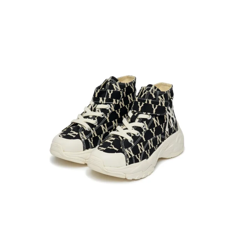 MLB Chunky High Top Chunky Sneakers Black Kids'-2