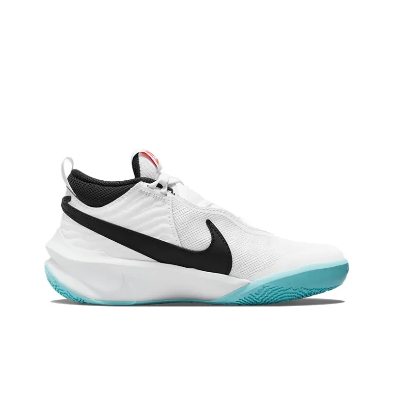 Nike Team Hustle D 10 White Black Blue GS-1
