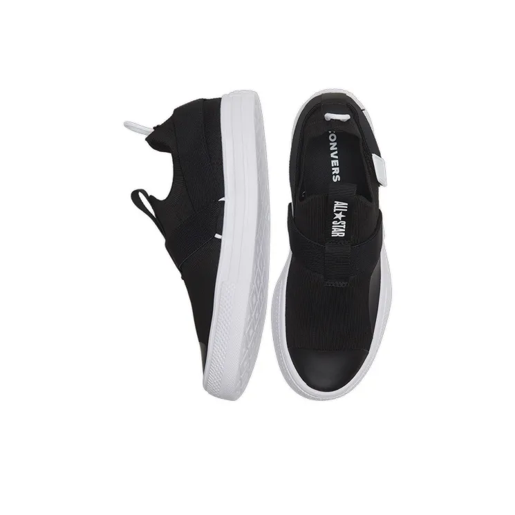 Converse Chuck Taylor All Star   Low Superplay Knit GS 'Black White'-3