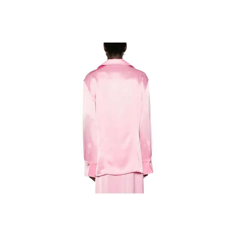 NANUSHKA Justina Satin Shirt-2
