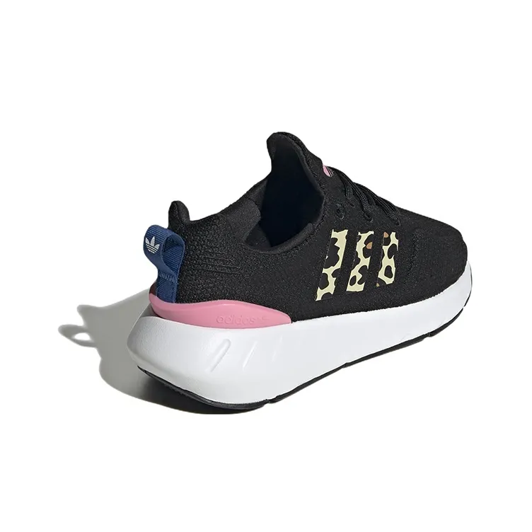 Adidas Swift Run 22 J 'Black Pink Bliss Leopard'-3