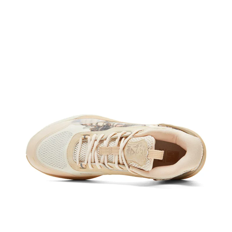 PEAK Guochuang Series Basketball Shoes Men Low Top Desert Pink-3