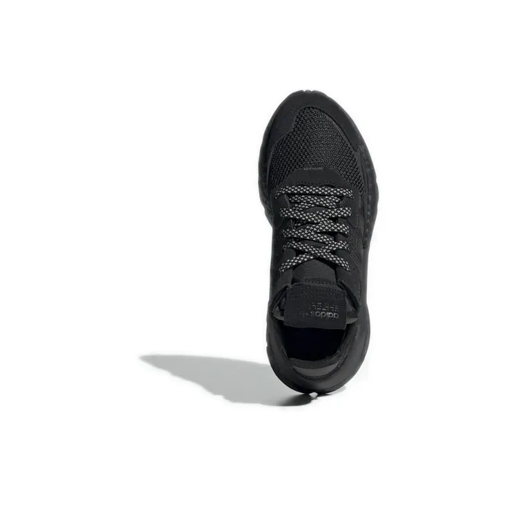 Adidas Originals Nite Jogger Cushioning Low Top Kids Lifestyle Shoes Black Teenagers-3