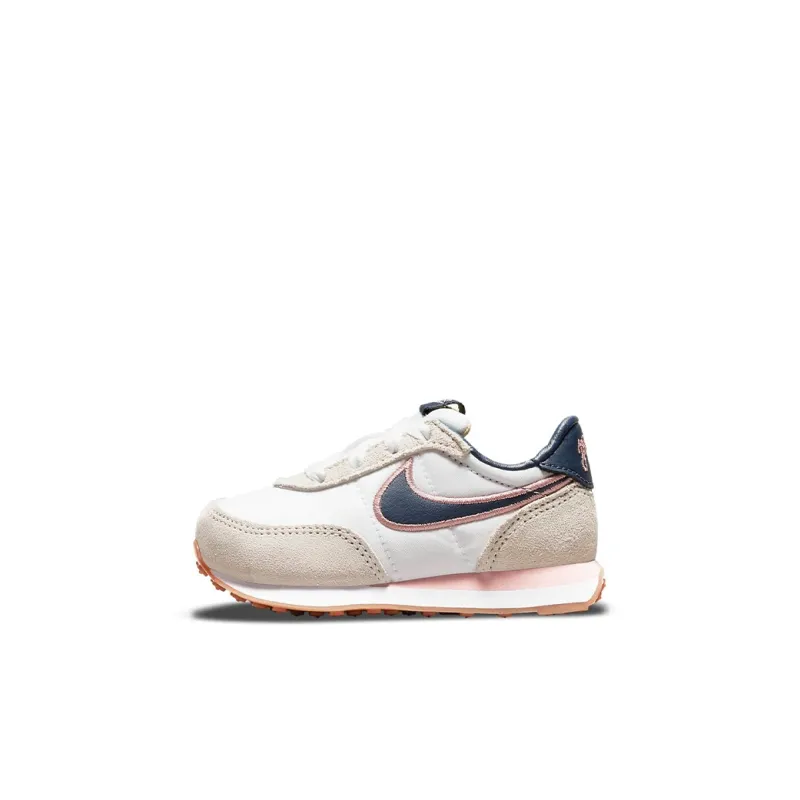 Nike Waffle Trainer 2 SE Low-Top Toddler Shoes Apricot Blue Powder Infant And Toddler-0