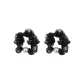 1 Pair Black (Minimalist Large Single Bead) 000189