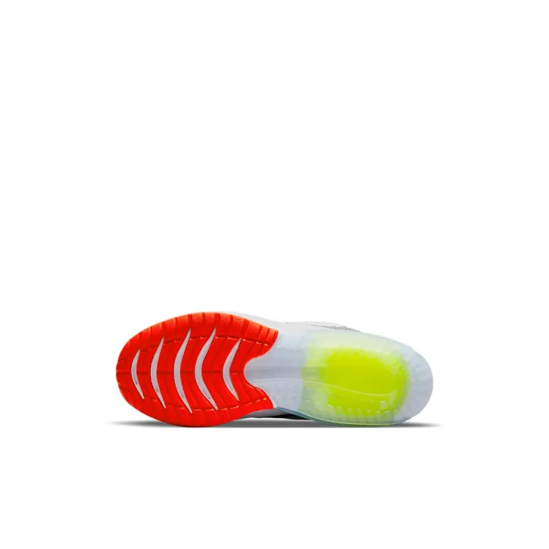 Nike Air Zoom Arcadia Low Top Running Shoes White Black Red Children Aged 3 7 Years Old-5