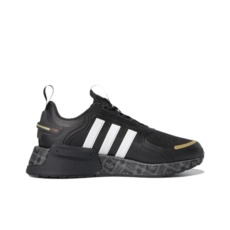 Adidas Originals NMD_V3 Anti Slip Wear Resistant Kids Lifestyle Shoes Black Teenagers-1