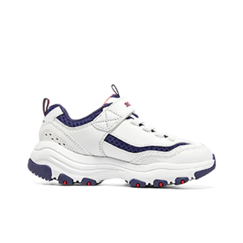 Skechers Kids Lifestyle Shoes White Blue Teenagers-1
