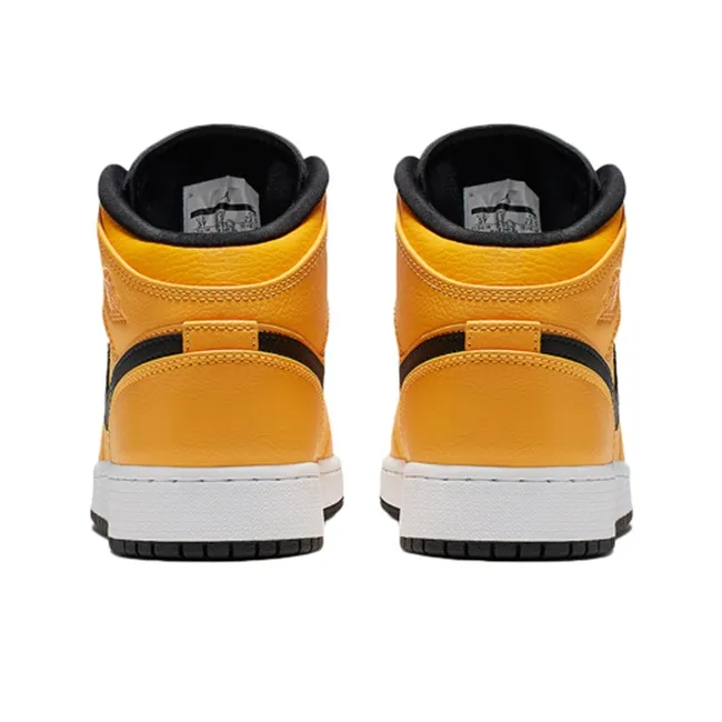 Jordan 1 Mid GS University Gold-4
