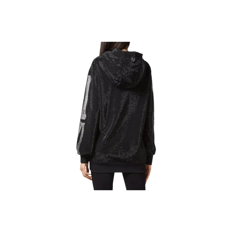 PHILIPP PLEIN Rhinestone embellished Skeleton Hoodie-1