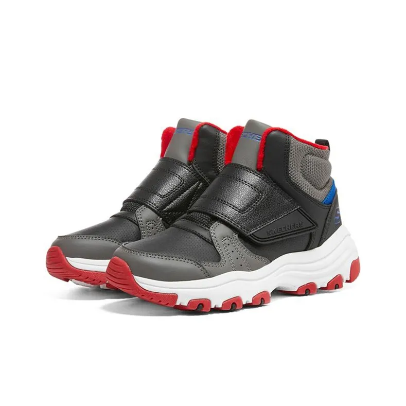 Skechers Slip Resistant Shock Absorbers With Abrasion Resistant Properties High Top Kids Lifestyle Shoes Teenagers-2