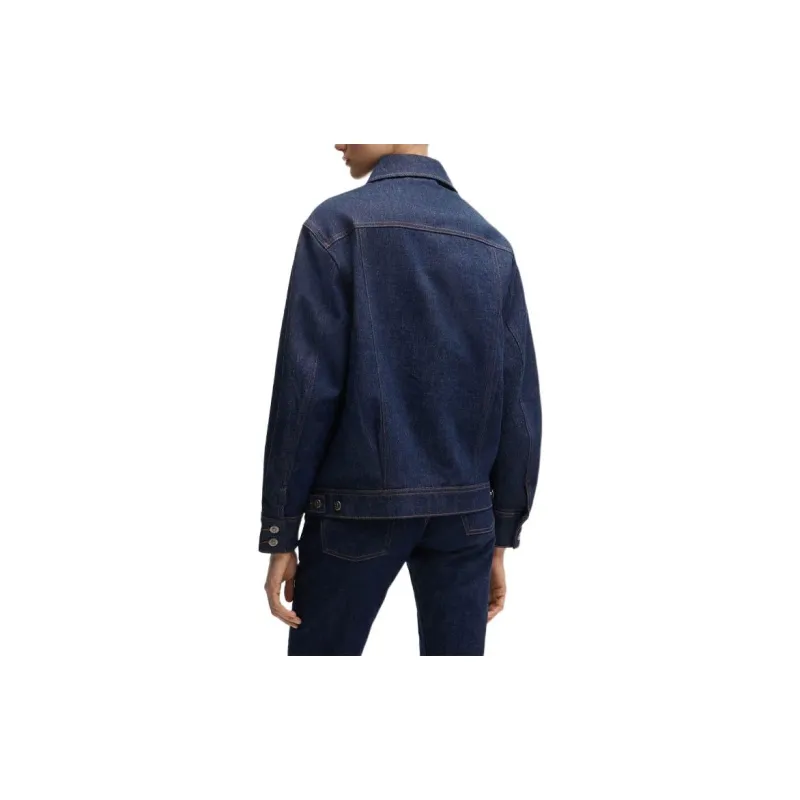 HUGO BOSS SS24 Denim Jacket Women's Natural Blue-4