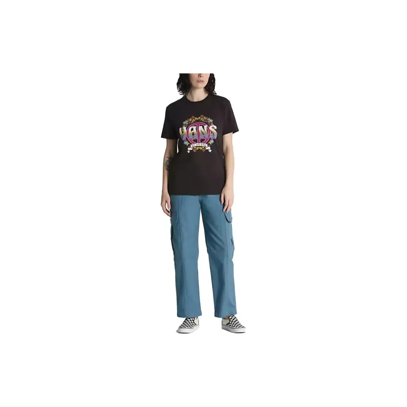 Vans Farewell Tour Boyfriend T-Shirts Women's Black-2