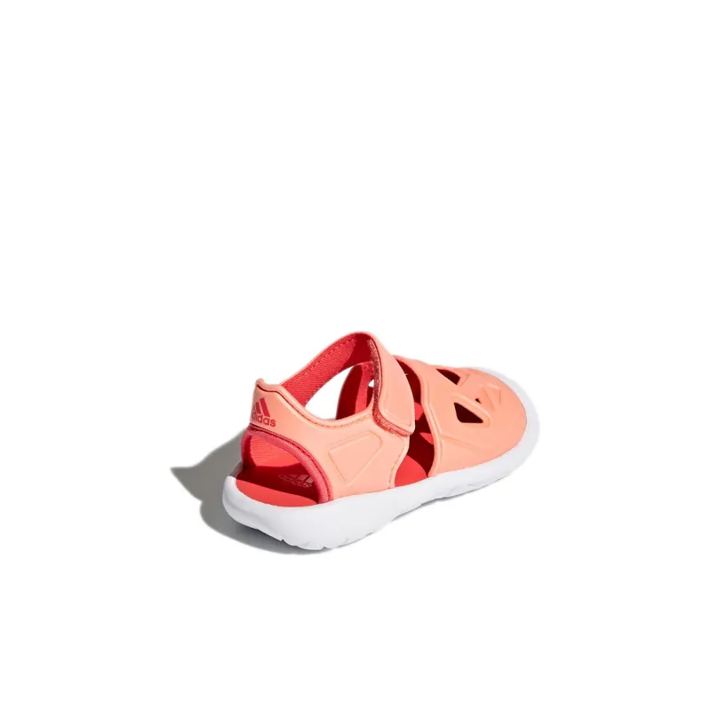 Adidas Fortaswim Low Top Toddler Shoes Orange Red White Infant And Toddler-3
