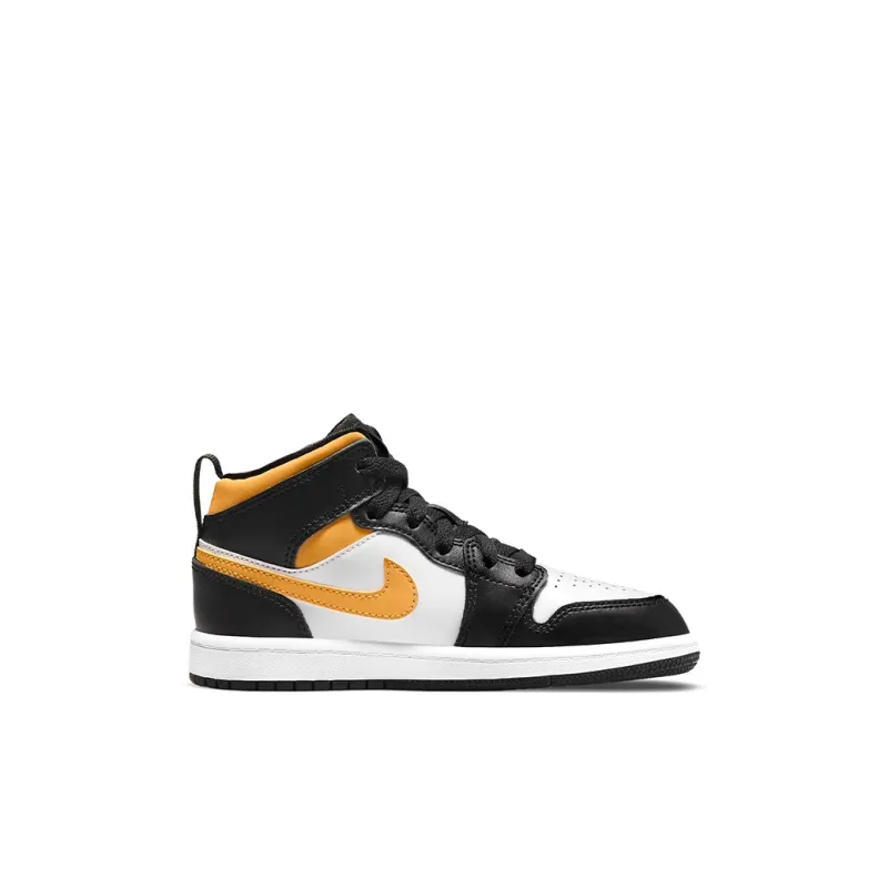 Jordan 1 Mid PS Black University Gold-1