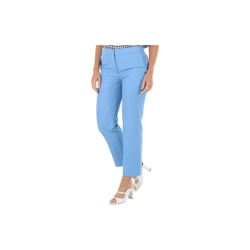 Burberry Casual Pants Women's Light Blue-4