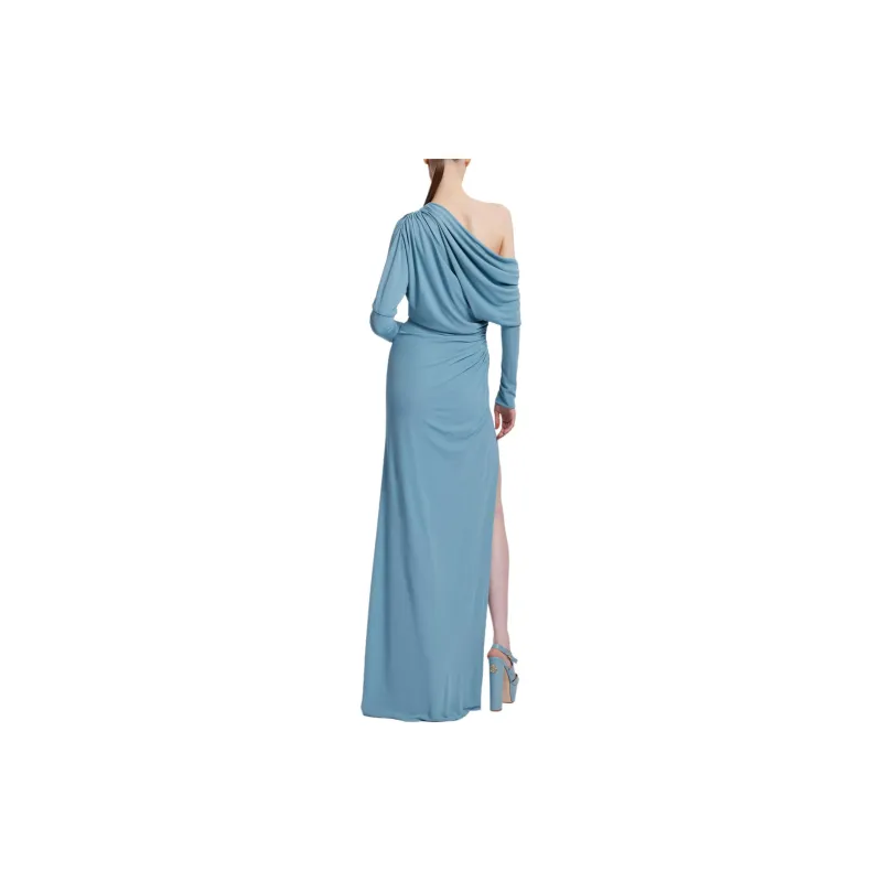 ELIE SAAB Off the shoulder Silk Dress-2