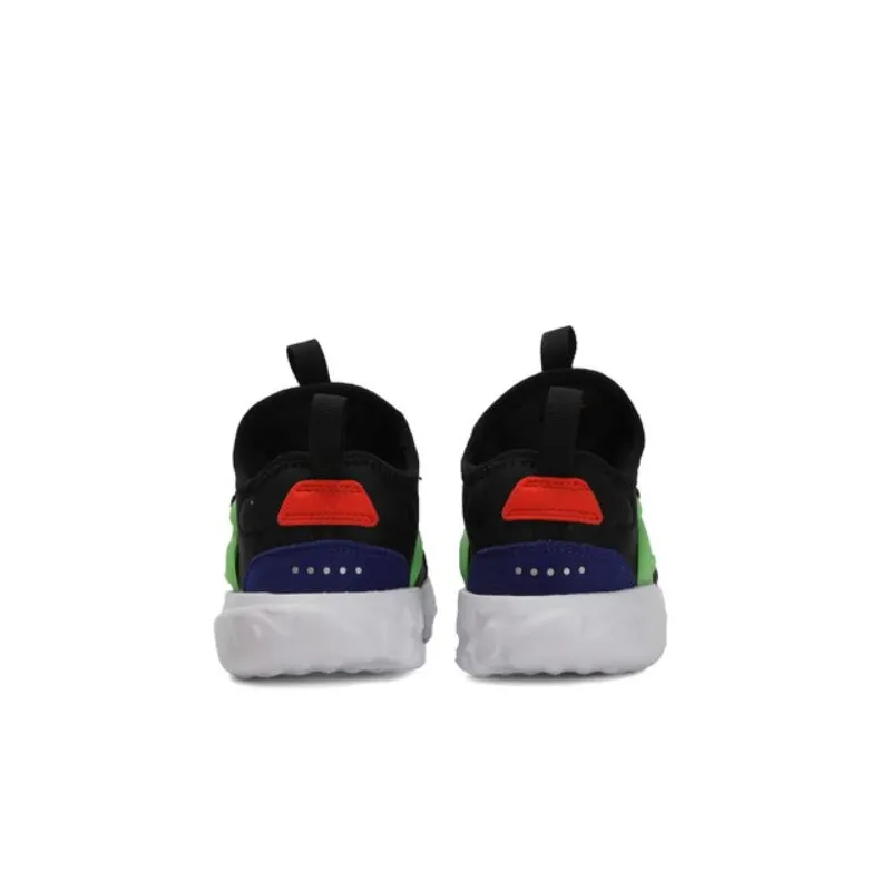 Nike React Presto Slip Resistant Shock Absorbers Low Top Toddler Shoes Black Green Infant And Toddler-3