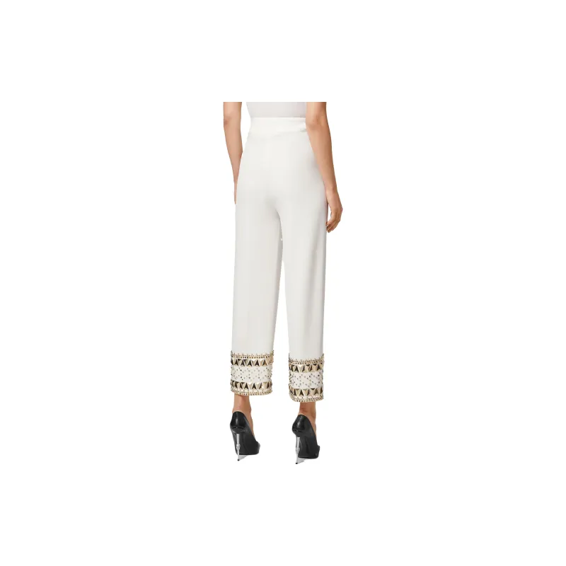 PHILIPP PLEIN Cady Gold studded Trousers-2