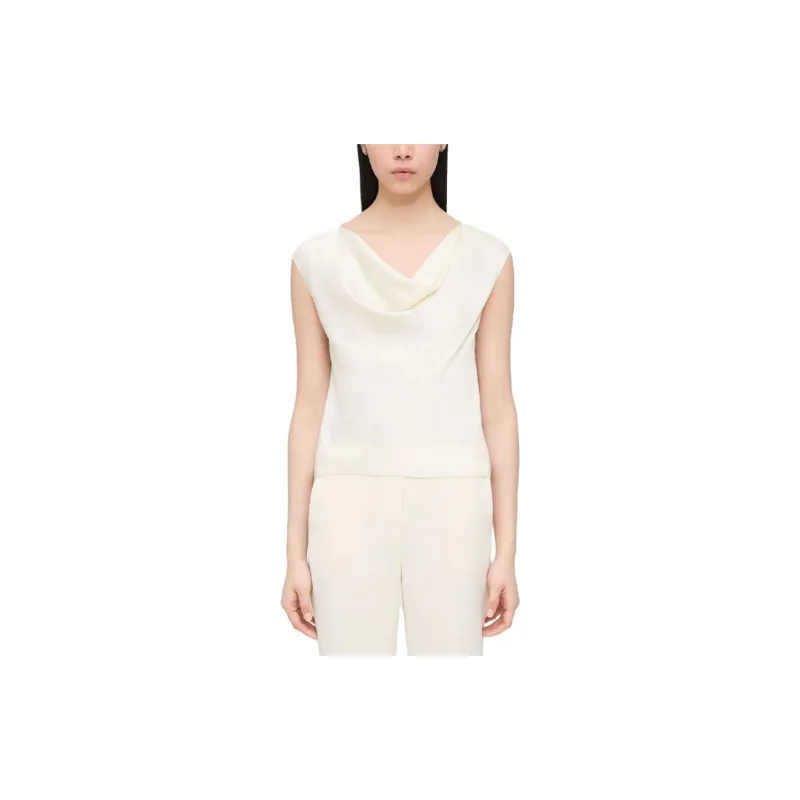 THEORY Tank Tops Women's Ecru-1