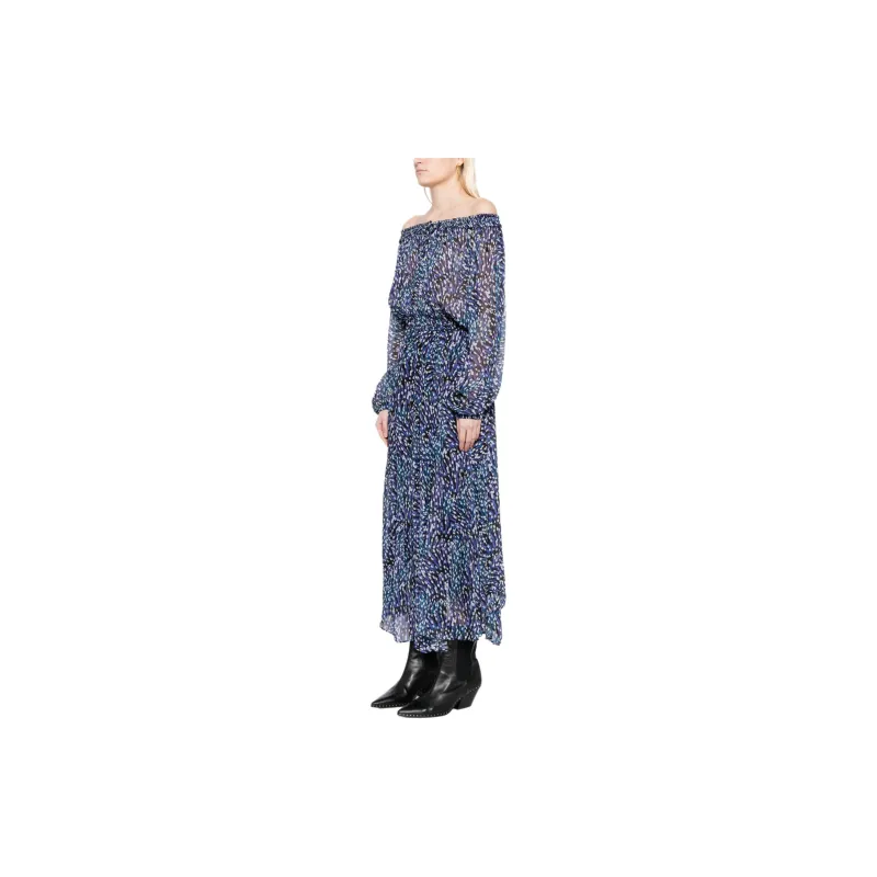ISABEL MARANT ETOILE Volga Off-shoulder Dress-3