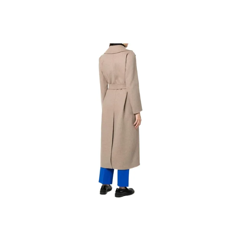 'S MAX MARA Poldo Straight Hem Belted Coat-3