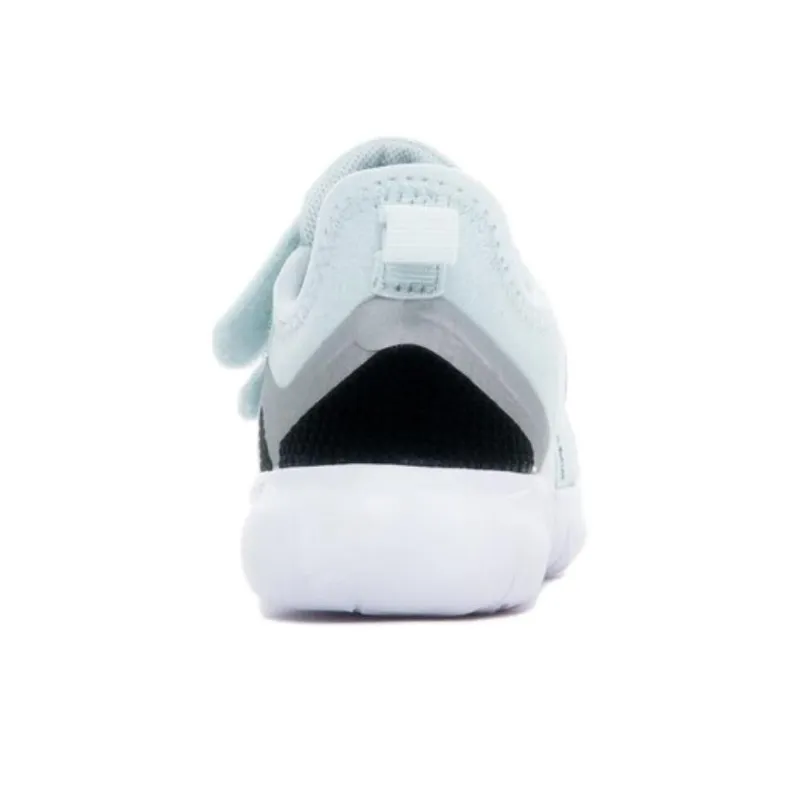 Nike Free RN 5.0 Slip-Resistant Cushioning Wear-Resistant Low-Top Toddler Shoes Light Blue Infant And Toddler-3