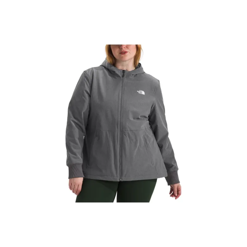 THE NORTH FACE Plus Shelbe Raschel Jackets Coats Women's Smoky Pearl Amethyst-2
