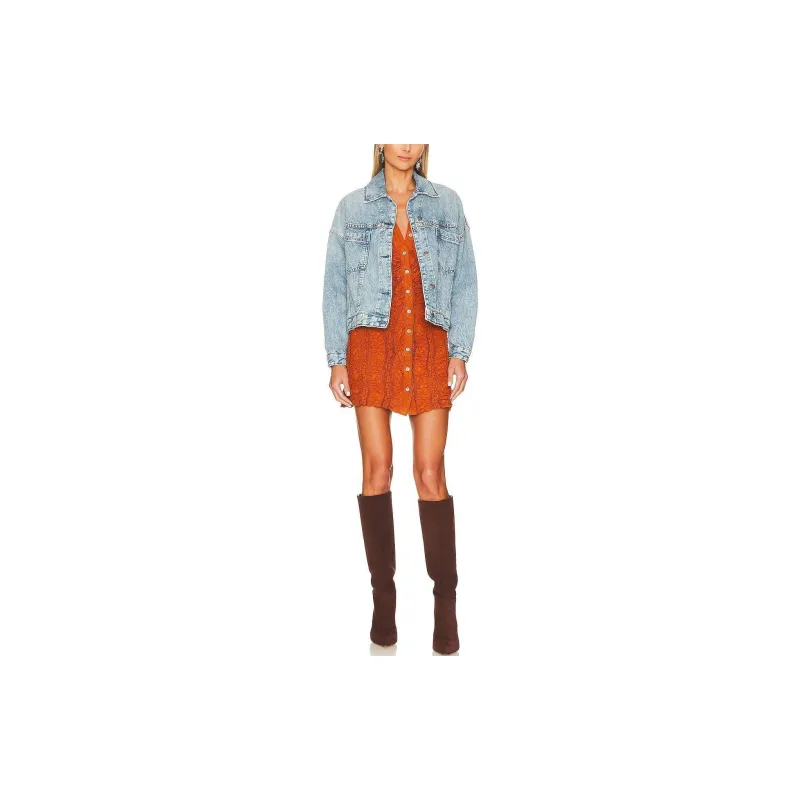 FREE PEOPLE Jackets Coats Women's Blue-1